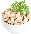 فاصوليا كانيليني (فاصوليا بيضاء) ، مصفى ومشطف