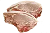 قطع لحم الخنزير الخاصرة مع العظام (أحصل على قطع سميكة إلى حد ما حتى لا تجف في وعاء الفخار)