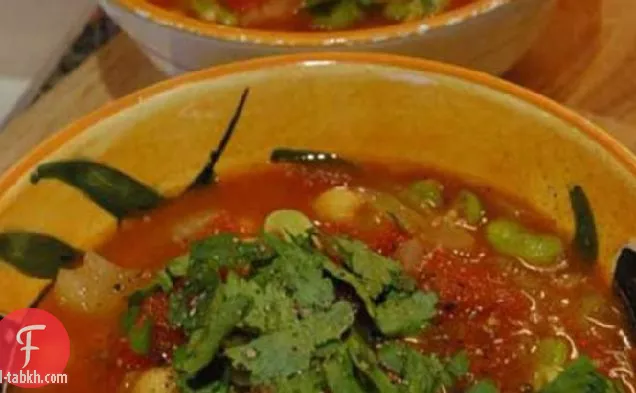 حساء الحمص على الطريقة المغربية