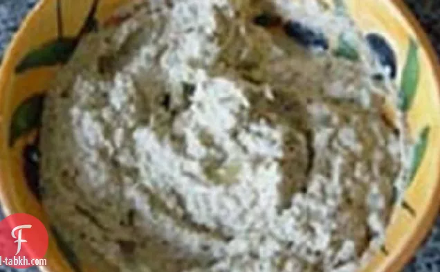 بابا غنوج (باذنجان مدخن (باذنجان) هريس)