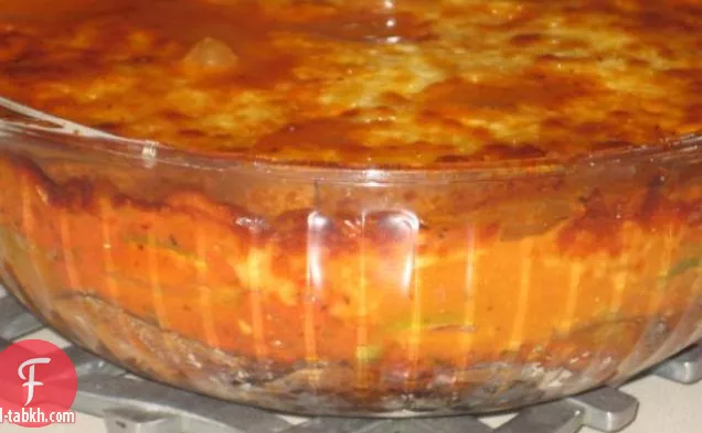 الباذنجان البلسمي (الباذنجان) طاجن