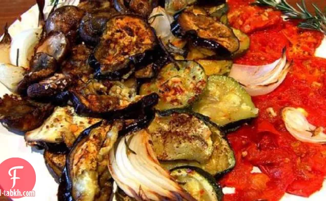 خبز خضار البحر الأبيض المتوسط