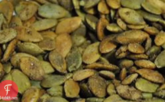 بذور اليقطين مع القرفة والملح