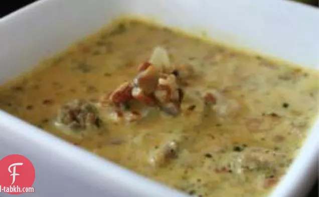 شوربة نقانق اليقطين منخفضة الكربوهيدرات