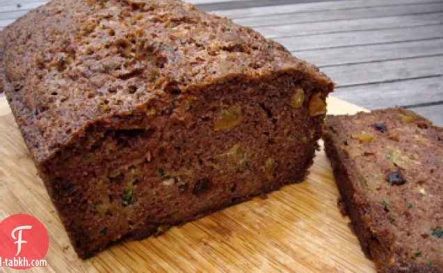 خبز البطاطا الحلوة والكوسا