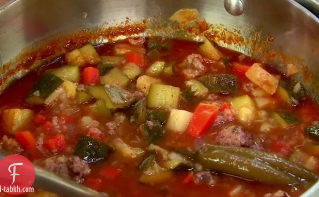 شوربة كرات اللحم المكسيكية