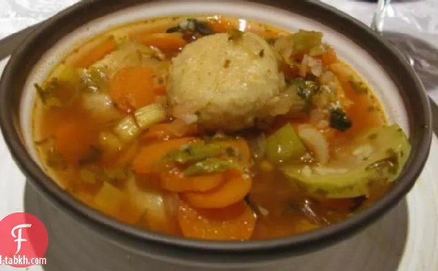 شوربة الكبة الحمراء