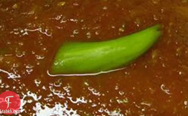 شوربة طماطم كوسة طازجة