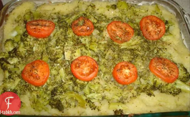 كوسة سوتيه وفطر مع طماطم مجففة بالشمس