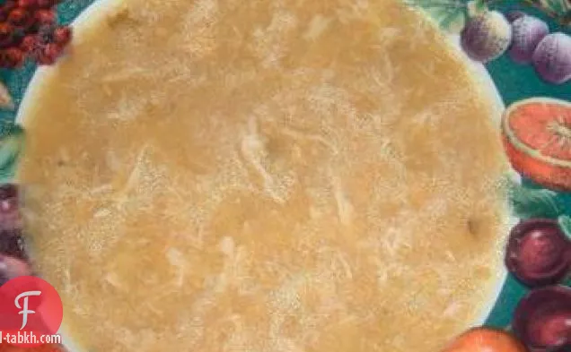 شوربة الدجاج والذرة الحلوة