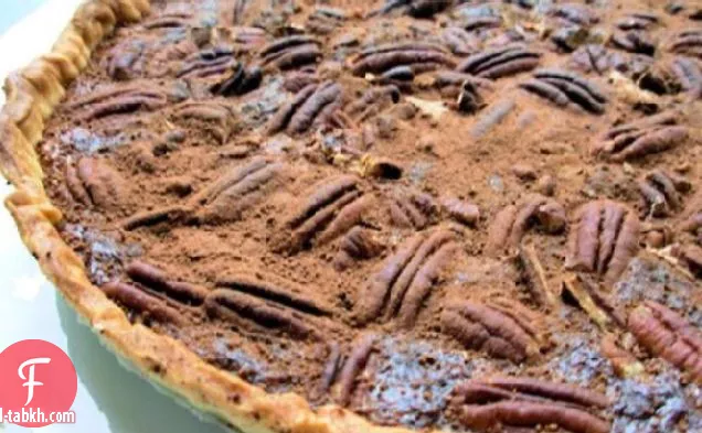 فطيرة الشوكولاتة-دقيق الشوفان-البقان
