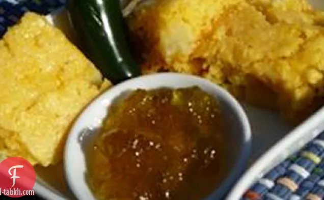 خبز الذرة الساخن والحلو