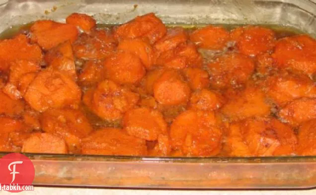 بطاطا عيد الشكر الحلوة للجدة
