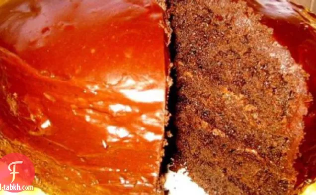كعكة موس الشوكولاتة التي سقطت من السماء