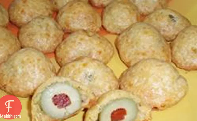 خبز الجبن الزيتون