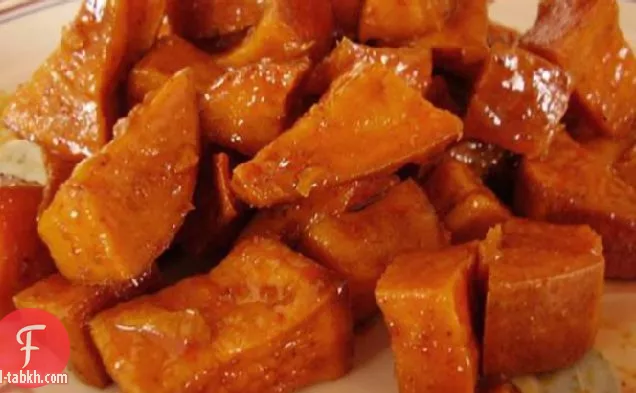 خبز البطاطا الحلوة والحارة