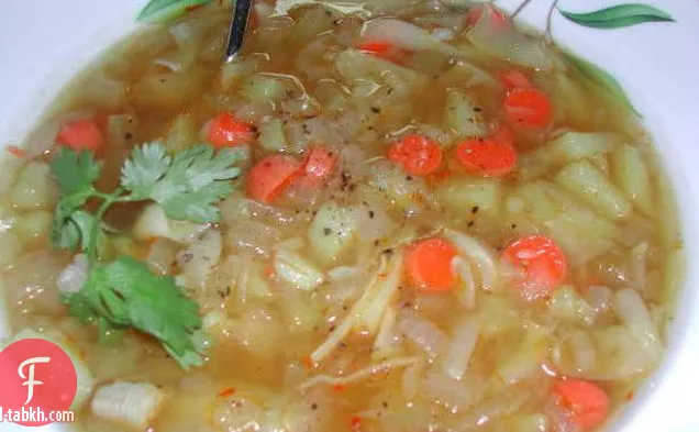 شوربة كريمة الخرشوف