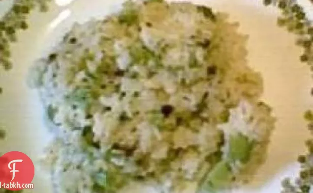 أرز جبني وبروكلي
