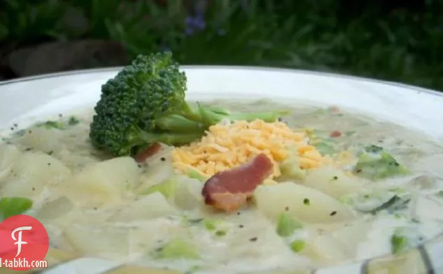 شوربة كريمة البروكلي