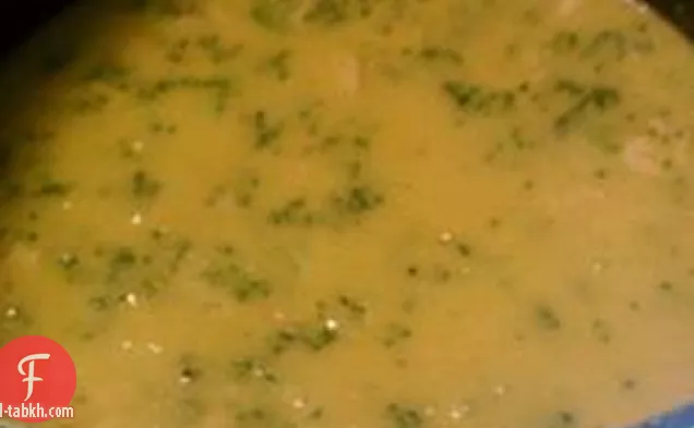 شوربة الجبن والبروكلي والدجاج