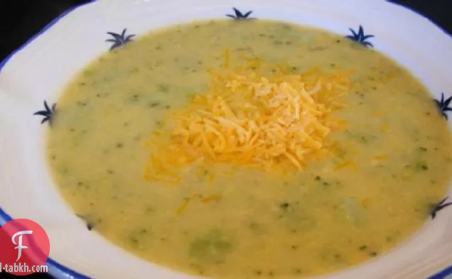 شوربة جبن البروكلي