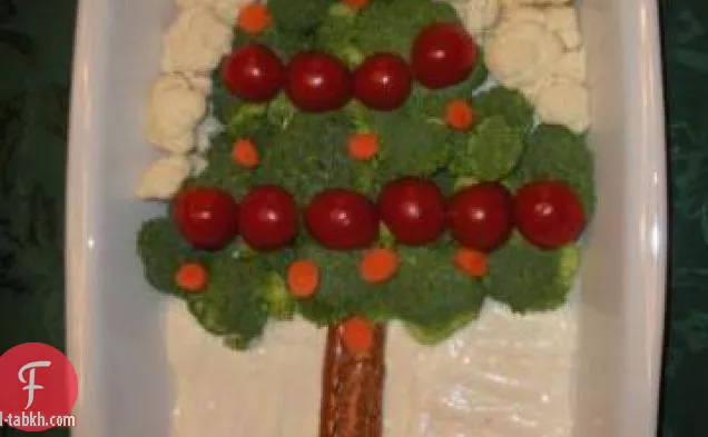 الخضار شجرة عيد الميلاد فاتح الشهية