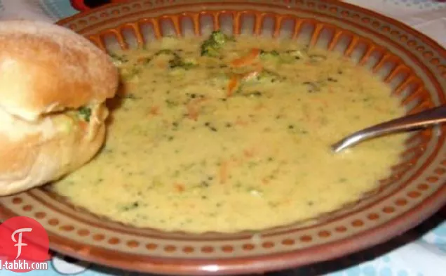 شوربة جبن البروكلي