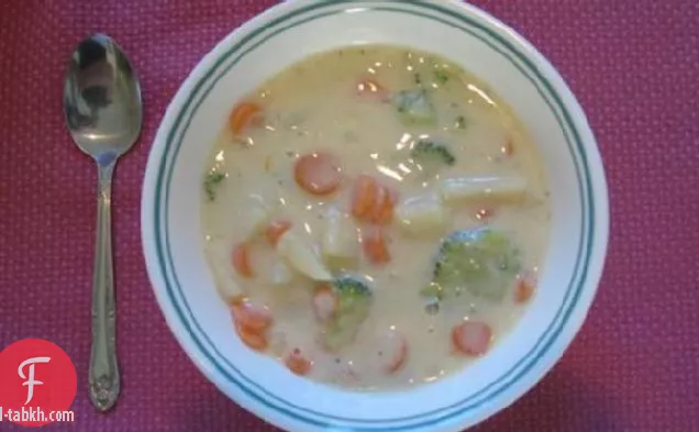 شوربة الخضار الكريمية