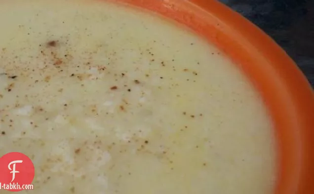 شوربة جبن القرنبيط