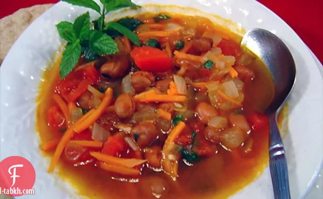 شوربة فاصوليا مصرية (فول نبد )