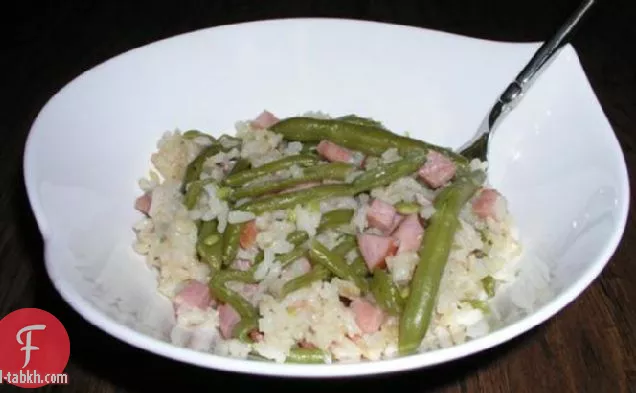 طاجن لحم الخنزير والأرز