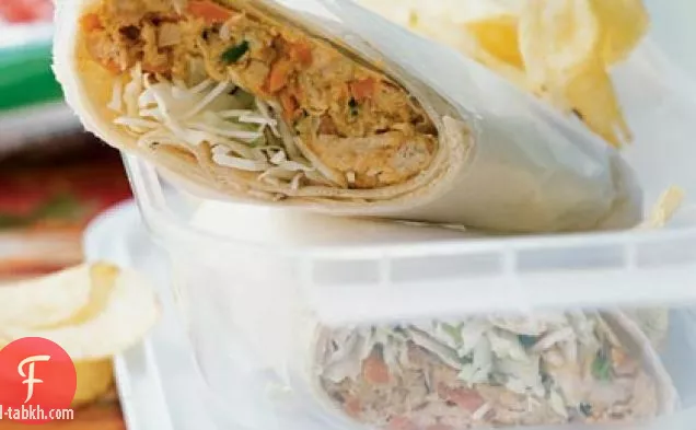 الدجاج جلس Wraps يلتف