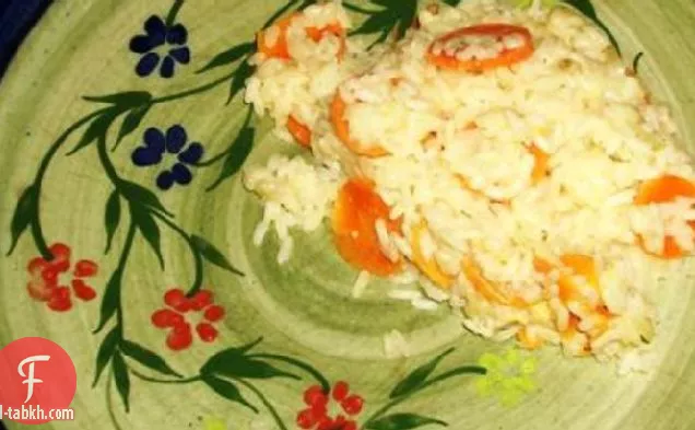 أرز كريمي وجزر