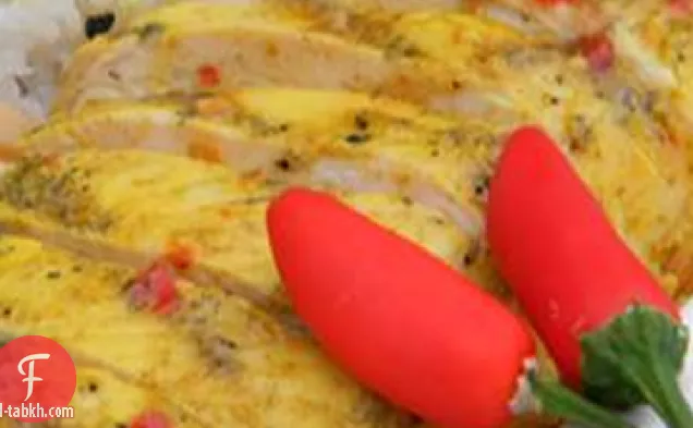 دجاج تايلاندي مشوي مع صلصة تشيلي