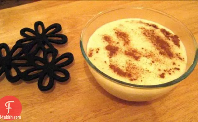 ماء الورد بودنغ الأرز