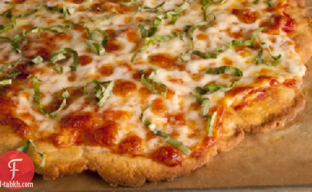 وصفة قشرة البيتزا الخالية من الغلوتين
