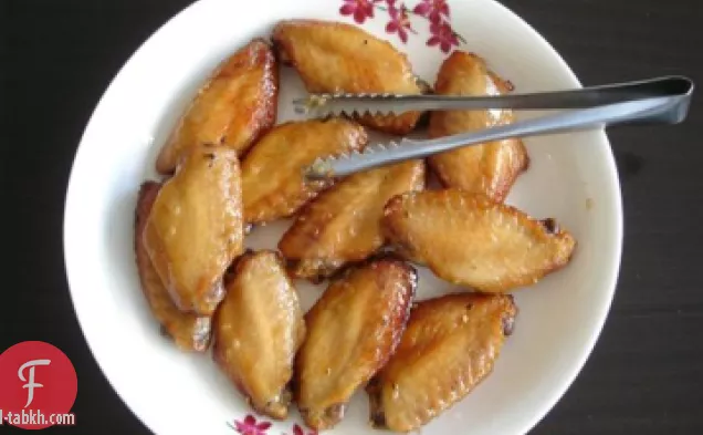 أجنحة خبز الصويا والسمسم
