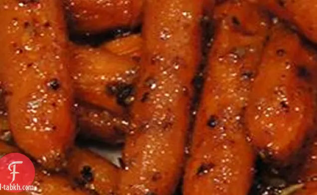 العسل المزجج الجزر
