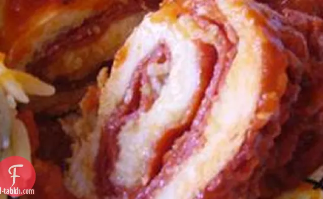 بريندا ببروني الدجاج لفة