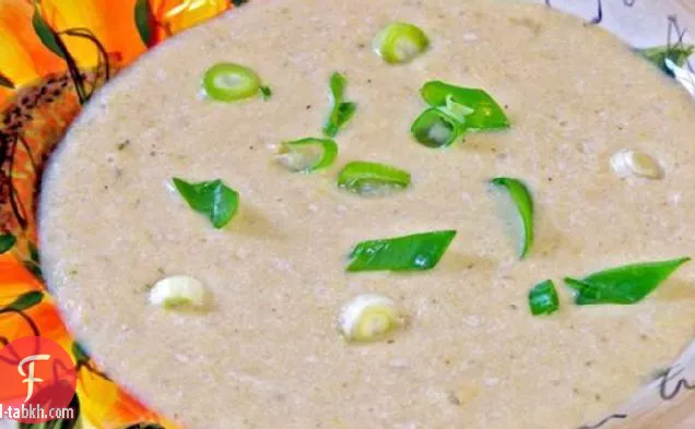 شوربة البصل والثوم المحمص فيداليا