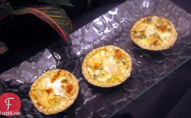 فطائر صغيرة من الجبن الأزرق (ألماني ونباتي)