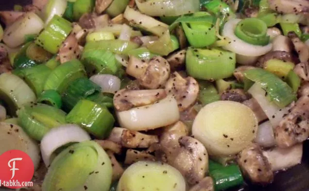 شوربة كريمة الكراث