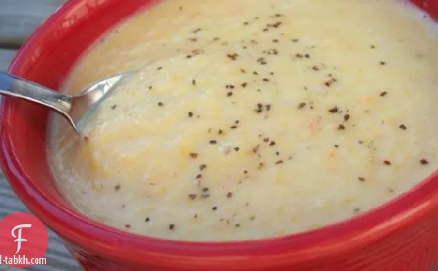 شوربة كريمة الكراث