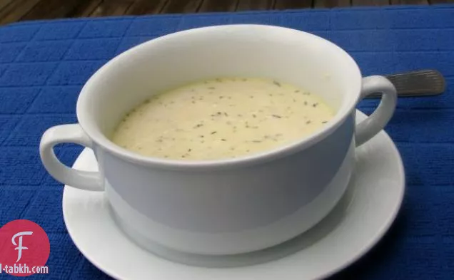 شوربة كريمة الدجاج