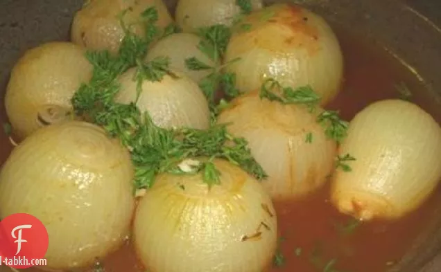بصل على طراز البحر الأبيض المتوسط