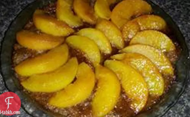 لحم البقر الخوخ فطيرة
