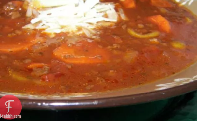 شوربة همبرغر إسبانية