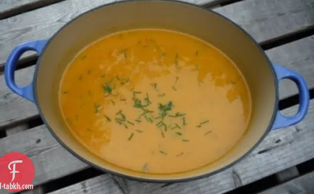 شوربة عسل الجزر المبردة
