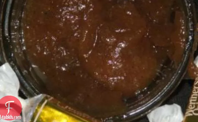 زبدة التفاح بالكراميل