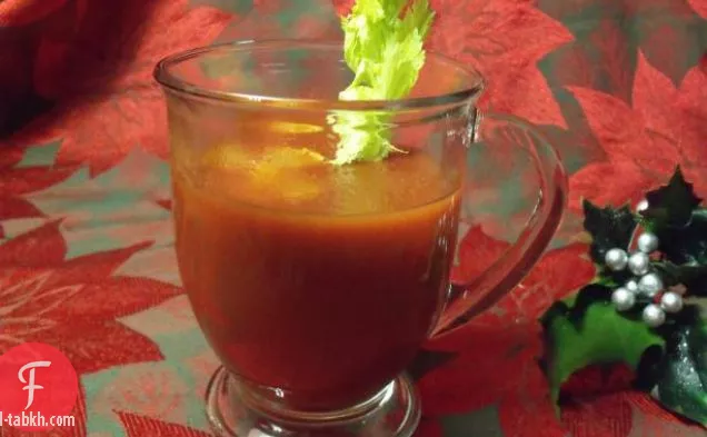 سيبر الطماطم مشبع بالبخار (طباخ بطيء)